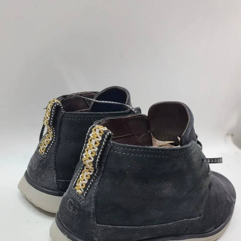 UGG Men's Black Freamon 1094358 Suede Waterproof Ankle Chukka Boots Size 9‎